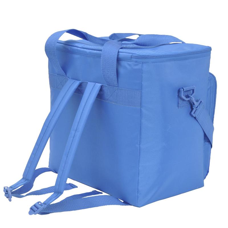 Bolsa / Mochila Termica Porta Alimentos Nevera 15 Litros Forro Interior Peva, Con Espuma Aislante, Color Azul_1