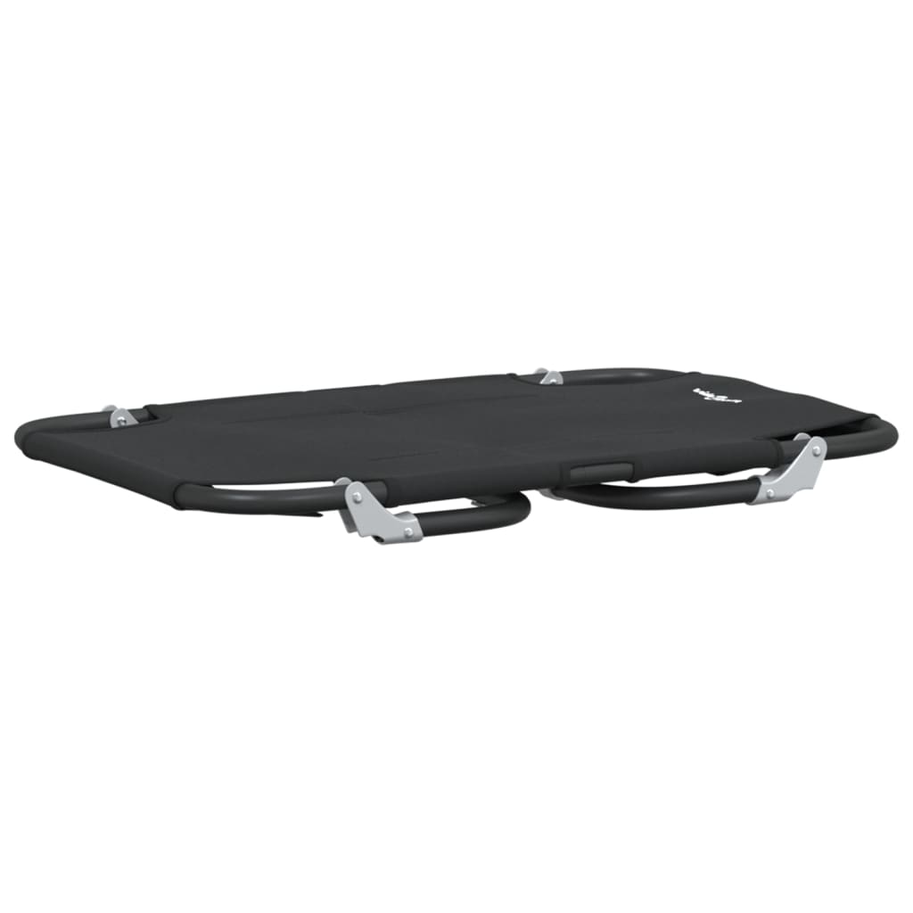 Cama Para Perros Plegable Tela Oxford Y Acero Gris Antracita / Vetonek_1