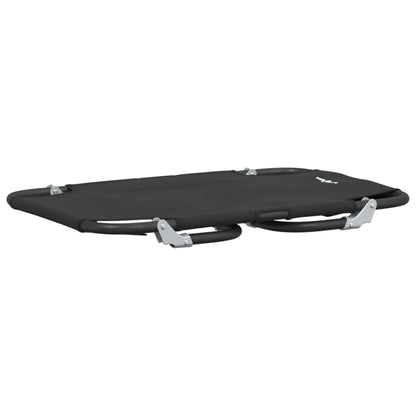 Cama Para Perros Plegable Tela Oxford Y Acero Gris Antracita / Vetonek_1
