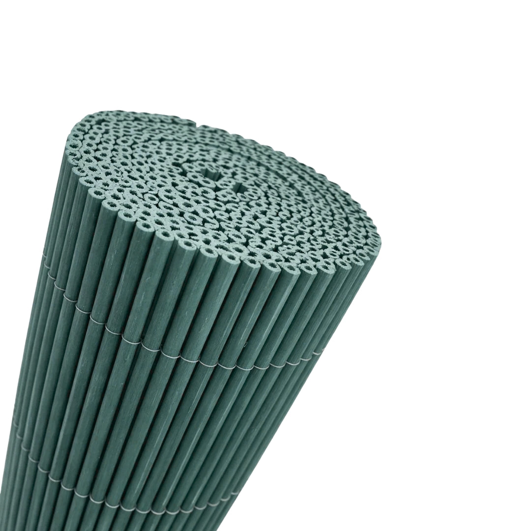 Cerramiento Ecológico De Mimbre Lop Verde 1,5x3 M / Multicolor_1
