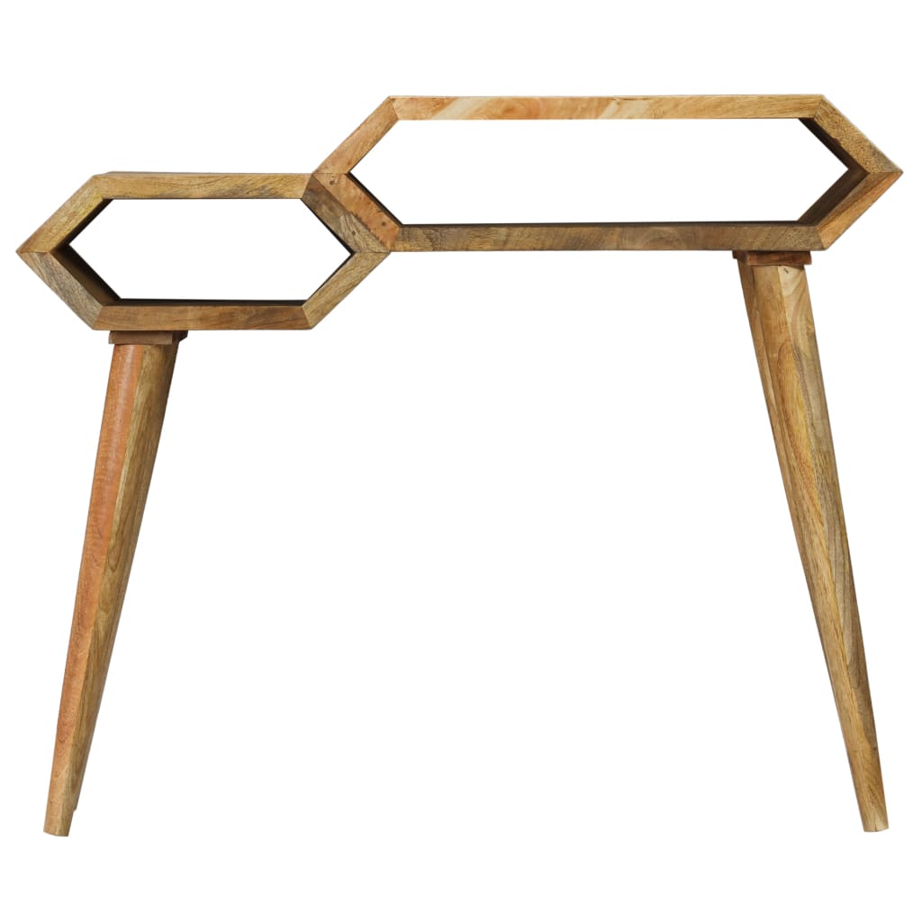 Mesa Consola De Madera Maciza De Mango 90x35x76 Cm_3