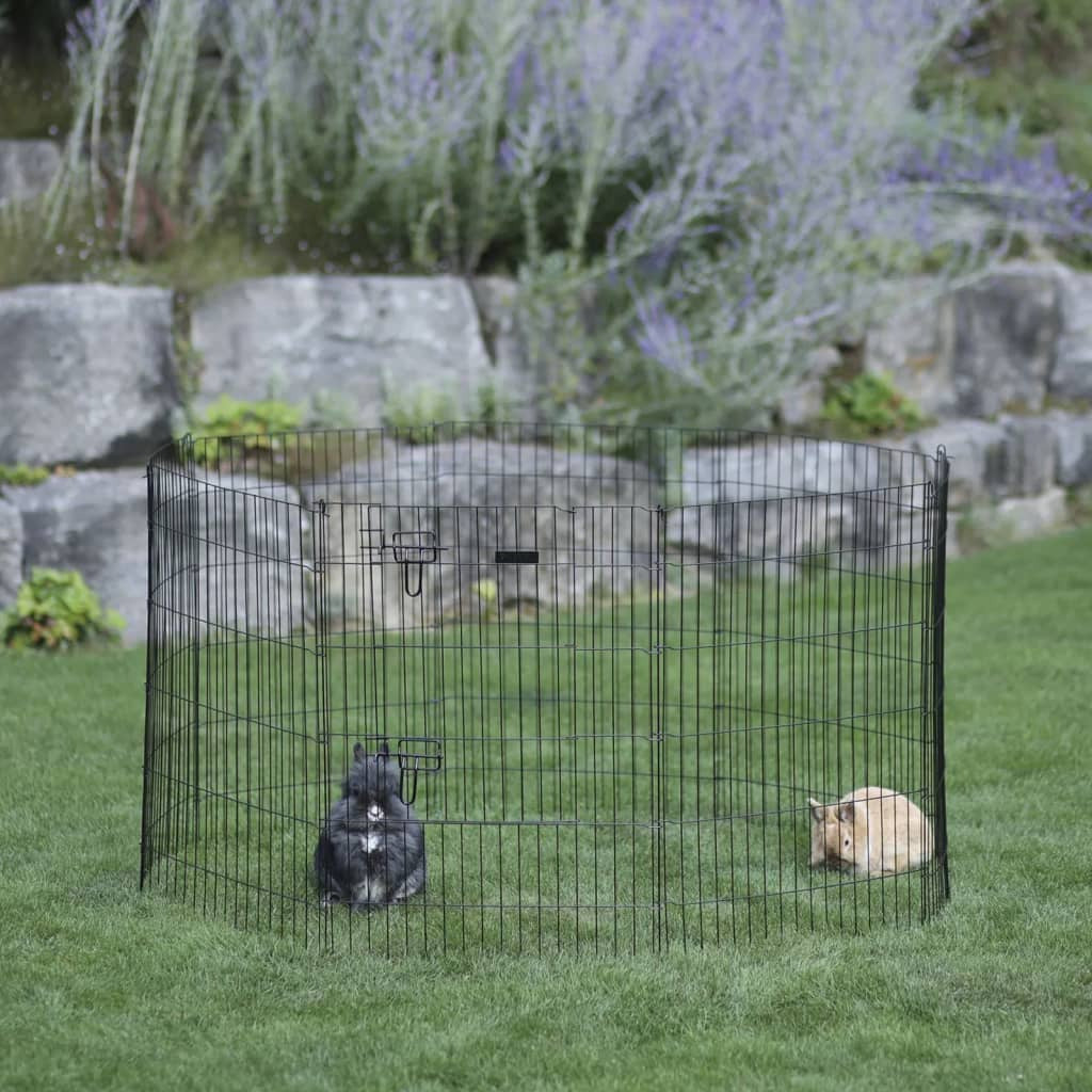 Kerbl Recinto Para Mascotas De Exterior Con Puerta Plateado_1