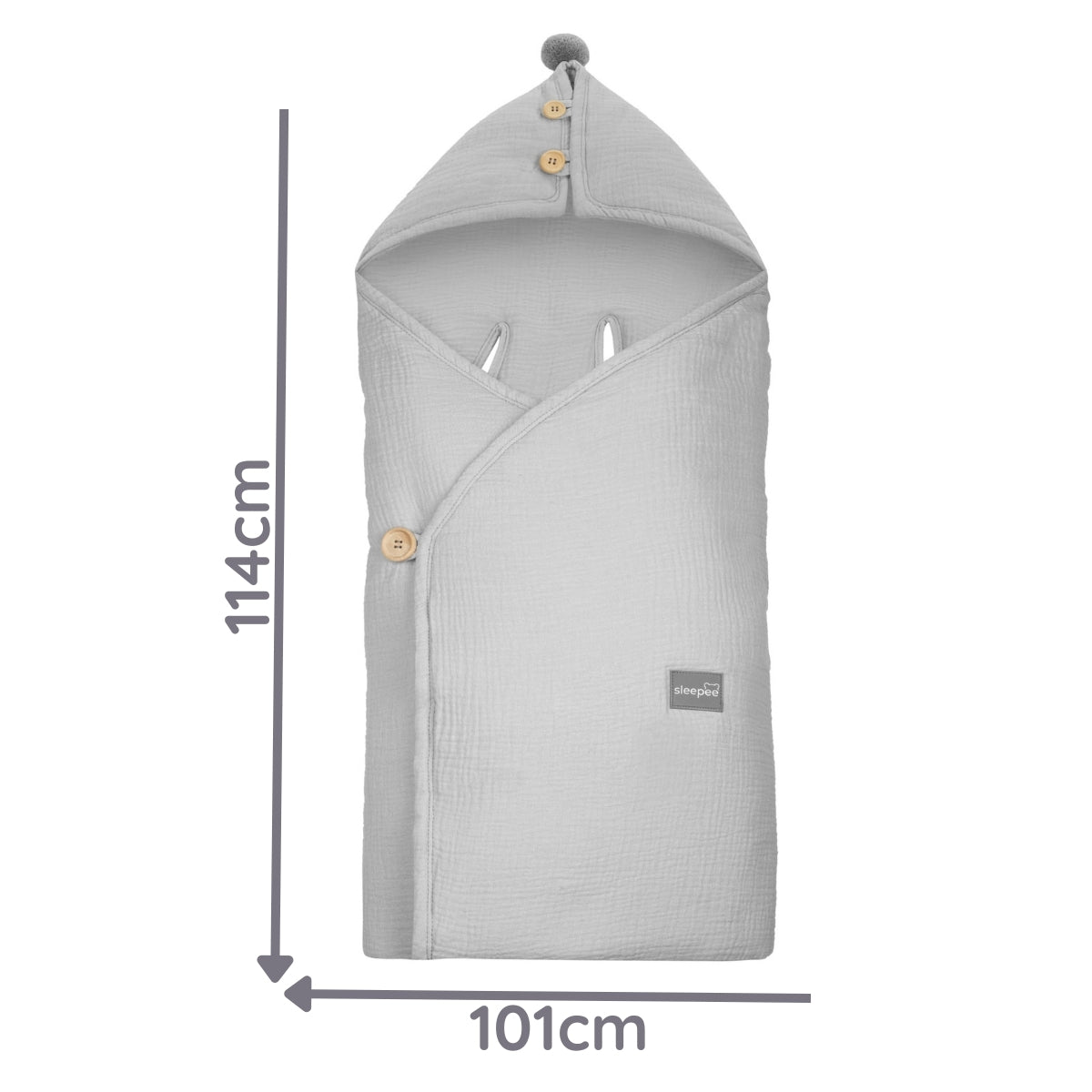 Saco Para Grupo 0 Unviersal Entretiempo Muselina Grey