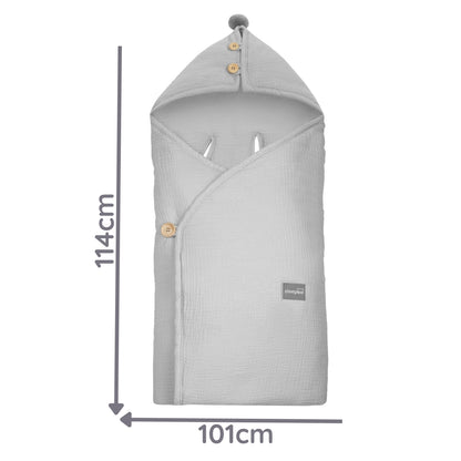 Saco Para Grupo 0 Unviersal Entretiempo Muselina Grey