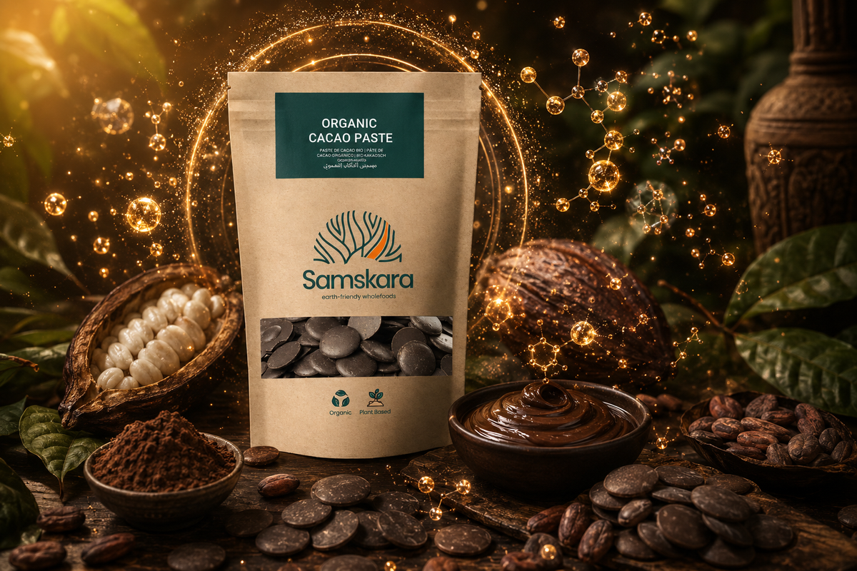 Pasta De Cacao Licor Bio - 4kg (1kg Envase Retail + 3kg Bolsa Granel De Recarga) | Cacao Puro Ecológico Vegano_2