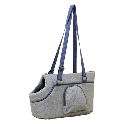 Kerbl Bolso Transportín Para Mascotas Marie Gris Y Azul 46x23x25 Cm_0