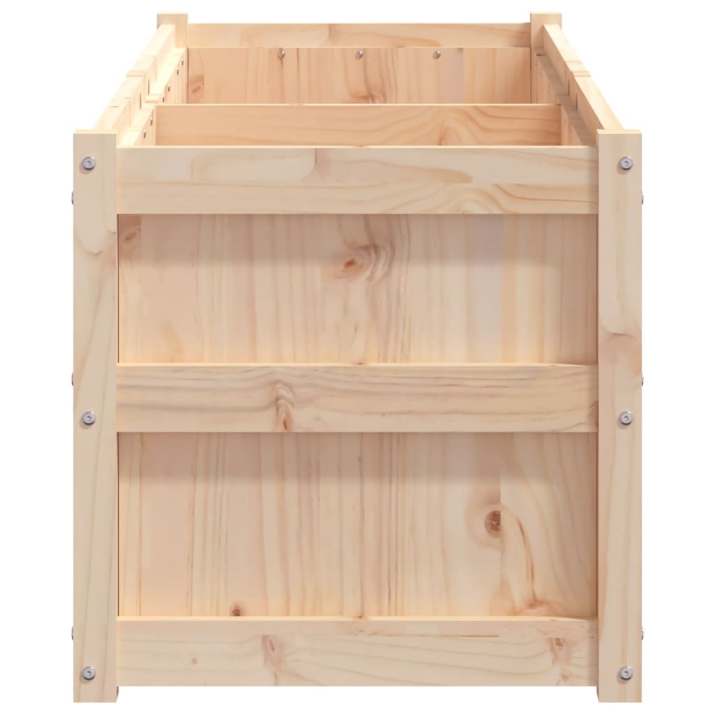 Jardinera De Madera Maciza De Pino 150x50x50 Cm_5