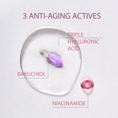 Guantes Mascarilla AntiAge  Triple Ácido Hialurónico, Bakuchiol y Niaciniamida Iroha Nature 2 x 9ml