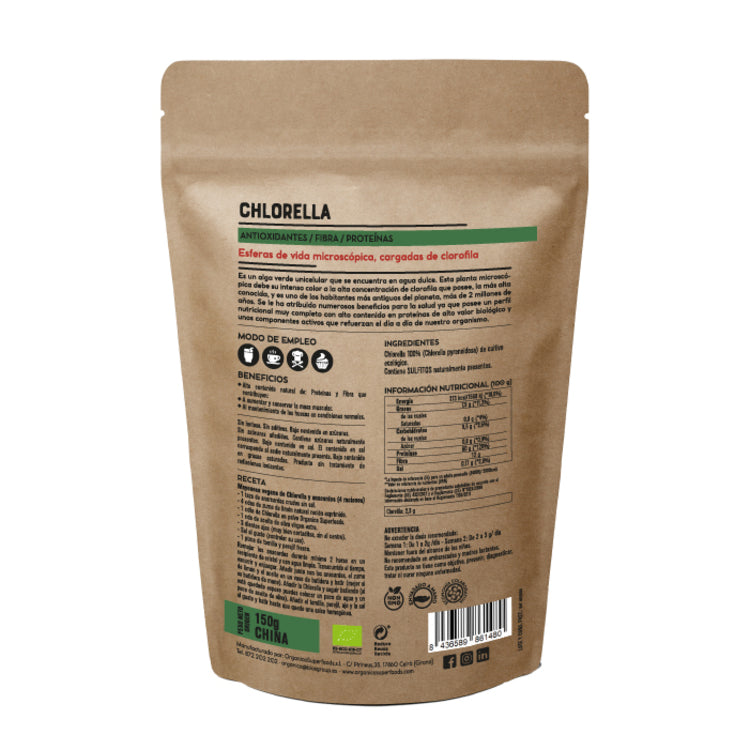 Chlorella Raw Sin Gluten Bio 1kg_1