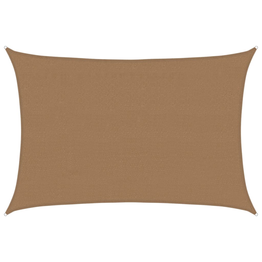 Toldo De Vela Hdpe Gris Taupe 160 G/m² 4x6 M_0