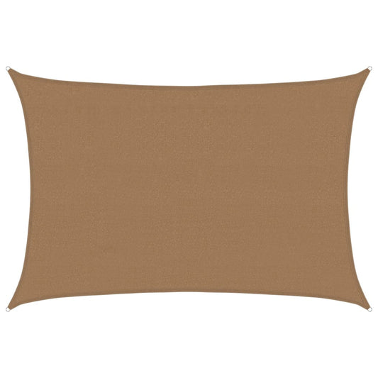 Toldo De Vela Hdpe Gris Taupe 160 G/m² 4x6 M_0