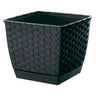 Maceta Ratolla Square 6l., Dimensiones (mm) 220x220x189, Color Antracita
