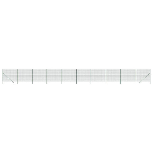 Cerca De Alambre De Acero Galvanizado Verde 2x25 M / Vetonek_0