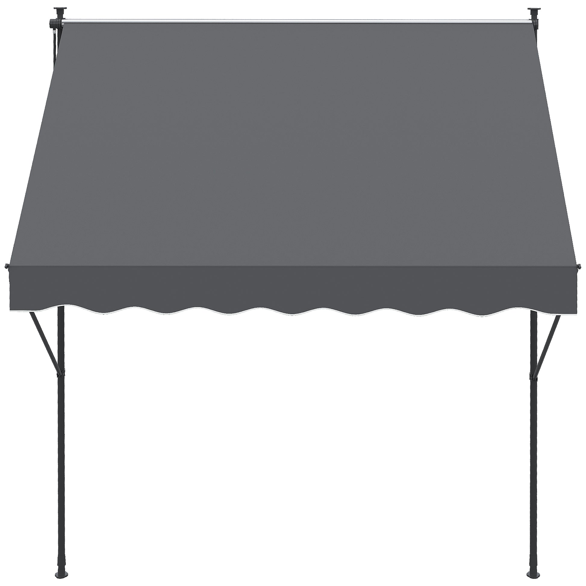 Outsunny Toldo Manual Retráctil 200x175x210-310cm Manivela Protección Solar Uv40_3