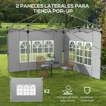 Outsunny 2 Paredes Laterales Para Carpas De 3 X 3 / 3 X 4 M_3
