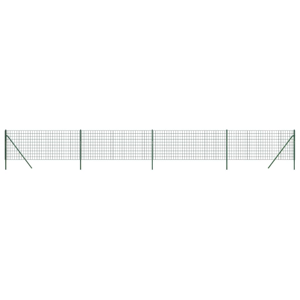 Cerca De Alambre De Acero Galvanizado Verde 1x10 M / Vetonek_2
