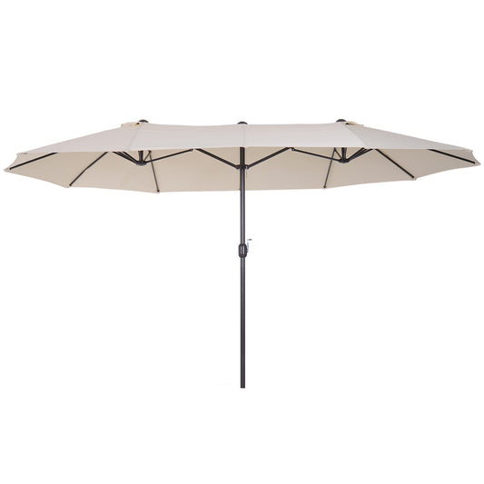 Outsunny Sombrilla Parasol Doble Para Jardín 4_0