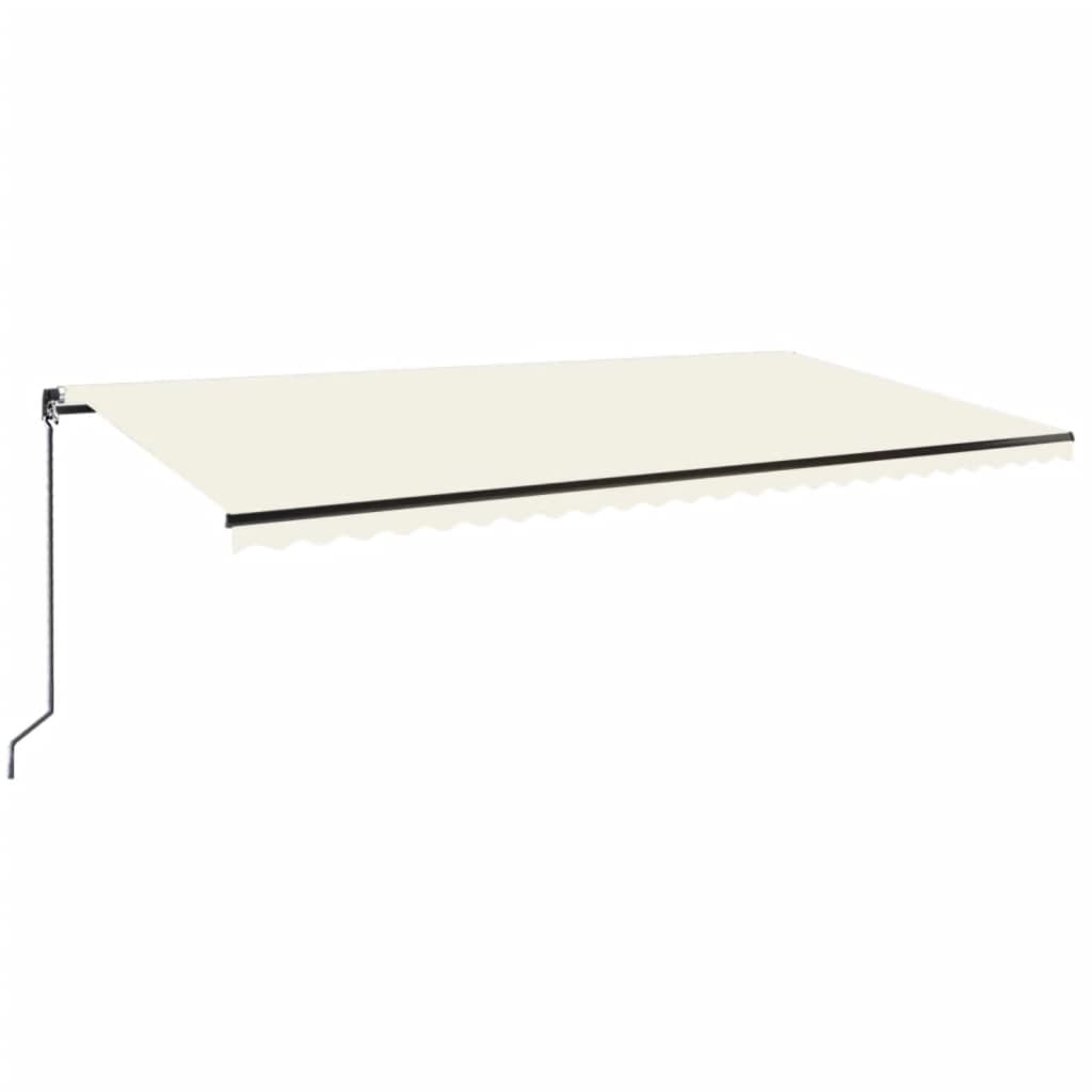 Toldo Retráctil Manual Color Crema 600x350 Cm_0