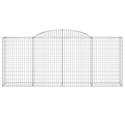 Cestas De Gaviones 8 Uds Forma De Arco Hierro 300x50x120/140 Cm_3