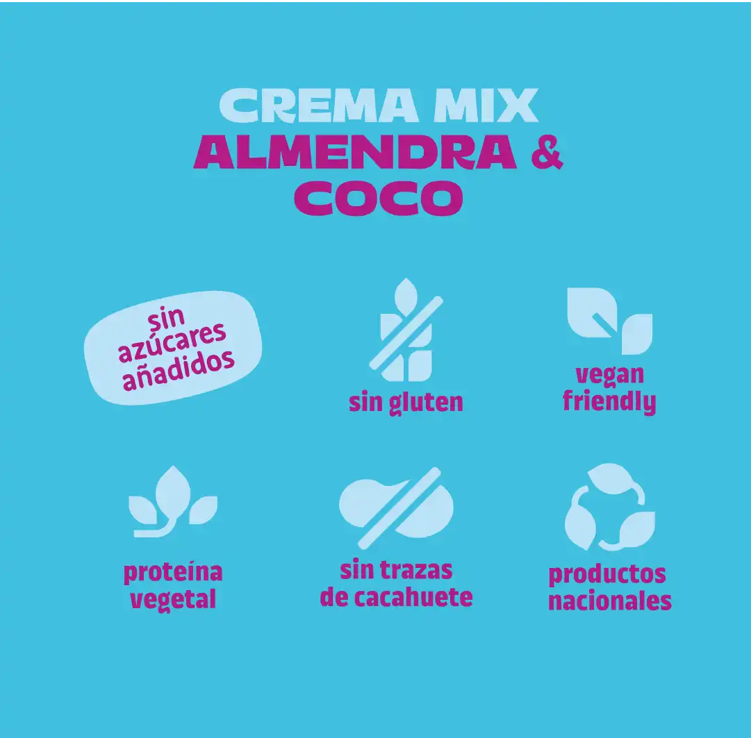 Crema de almendra y coco The Nut Club 200g_5