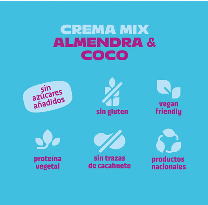 Pack crema de almendra y coco 4 uds The Nut Club 800g_5