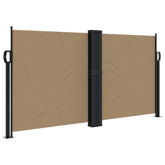 Vidaxl Toldo Lateral Retráctil Gris Taupe 120x1000 Cm_0