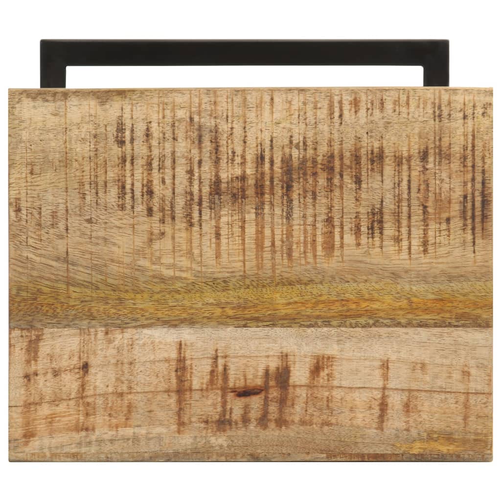 Mesitas Auxiliares 2 Uds Madera Mango Rugosa 31,5x24,5x64,5 Cm_4