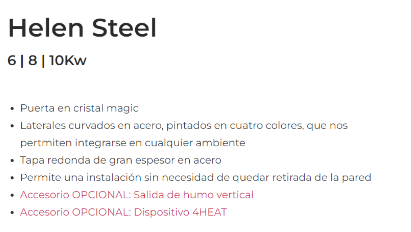 Bricosol Estufa De Pellets Helen Steel 6 Blanco Perla De Ferlux_2