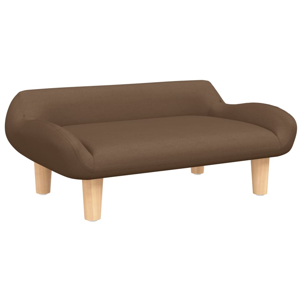 Cama Para Perros De Tela Marrón 70x40x24 Cm / Vetonek_3