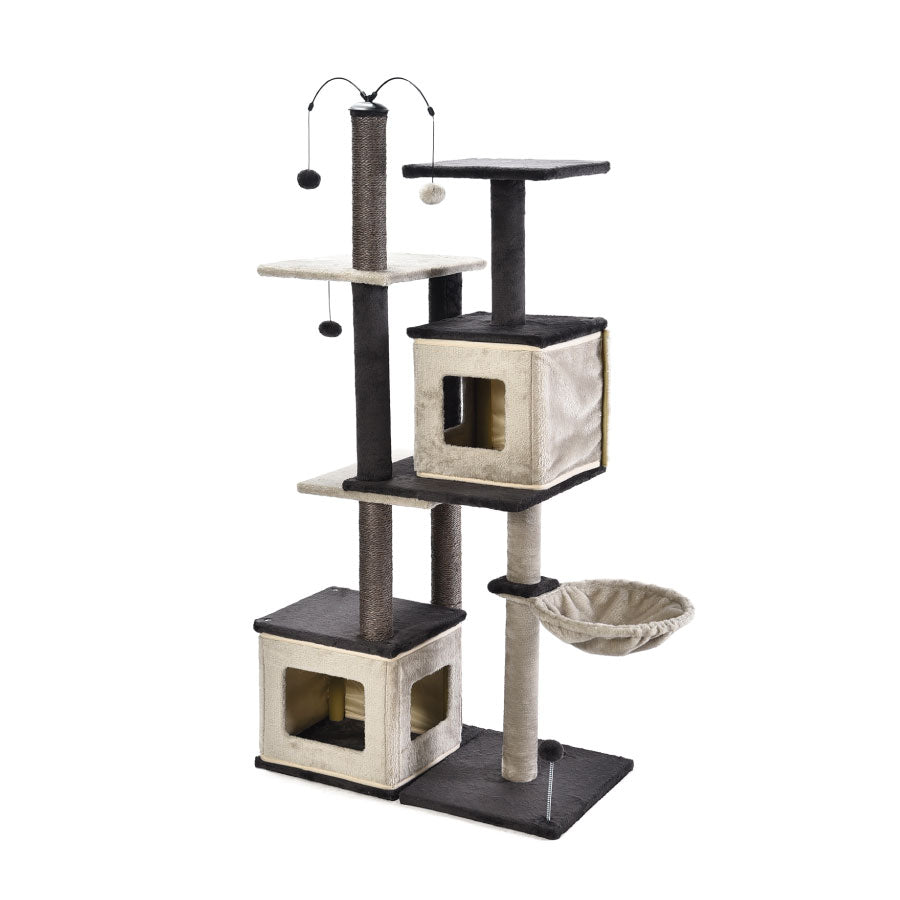 Wuapu Rascador Gato 4x1 gris 69x40x138_0
