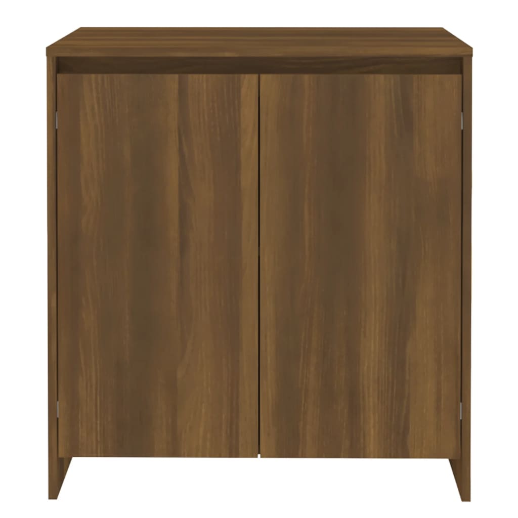 Aparador De Madera Contrachapada Marrón Roble 70x41x75 Cm / Vetonek_1