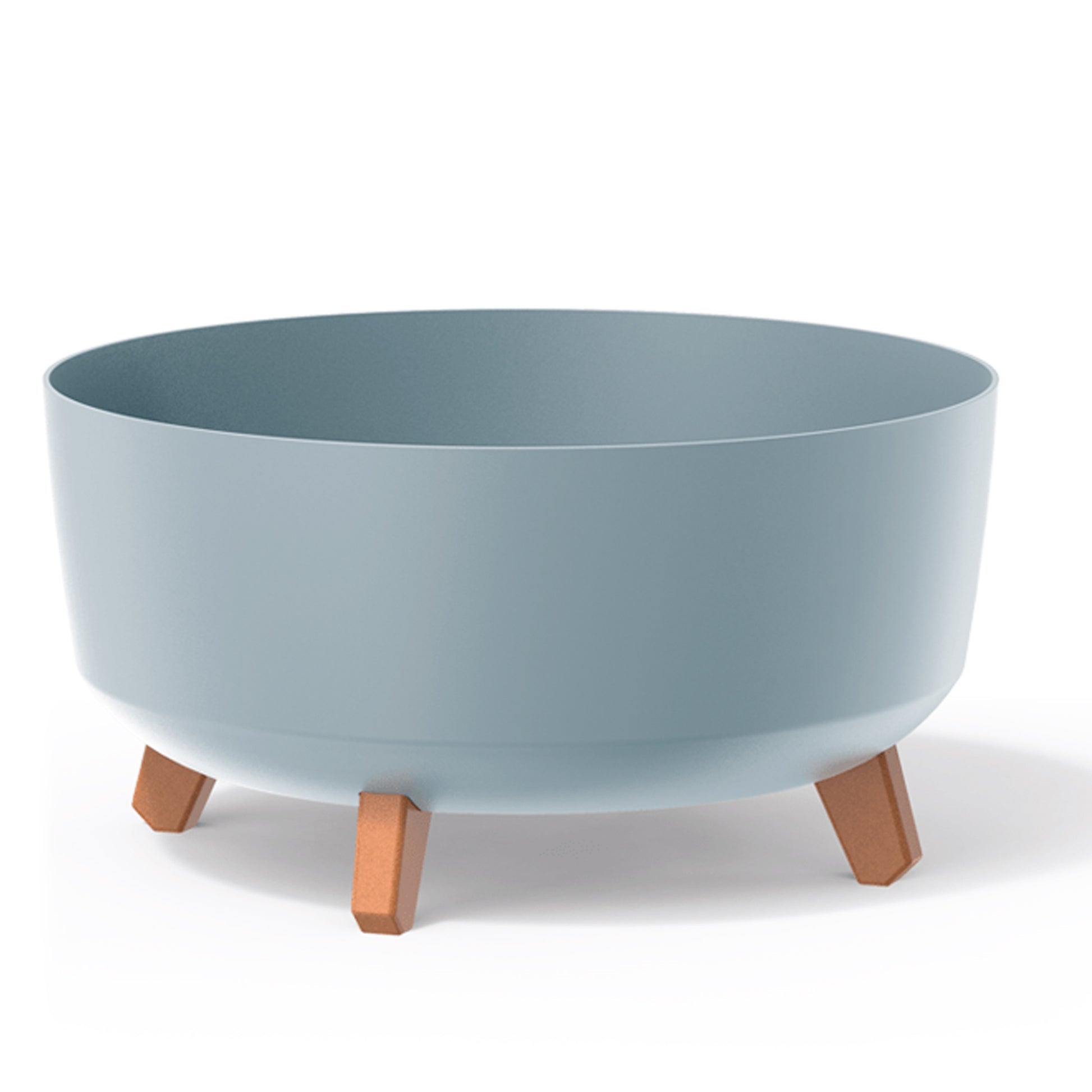 Macetero Color Gris,sin Depósito , Colección Gracia De 38 X 38 X 19,5 Cm, Capacidad De 14,3 L._0