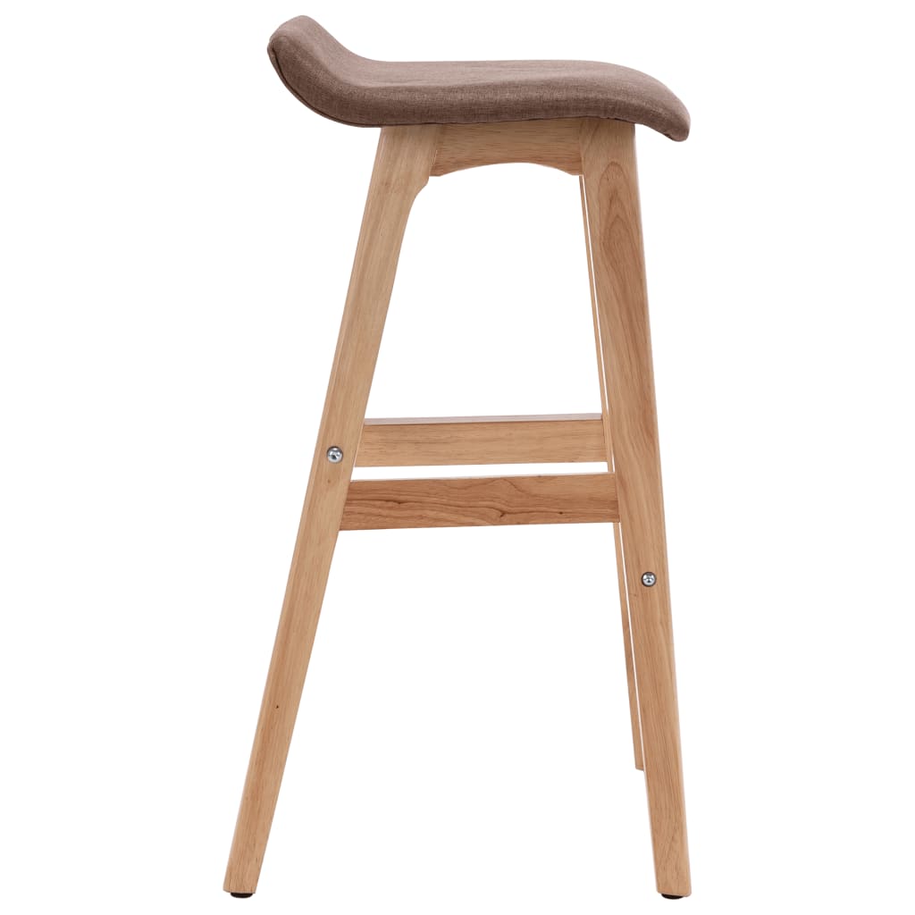 Taburete De Cocina Tela Gris Taupe_1