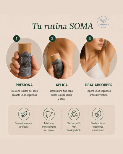 Desodorante sólido natural sin aluminio con árbol del té y palmarosa | SOMA 80 ml_4