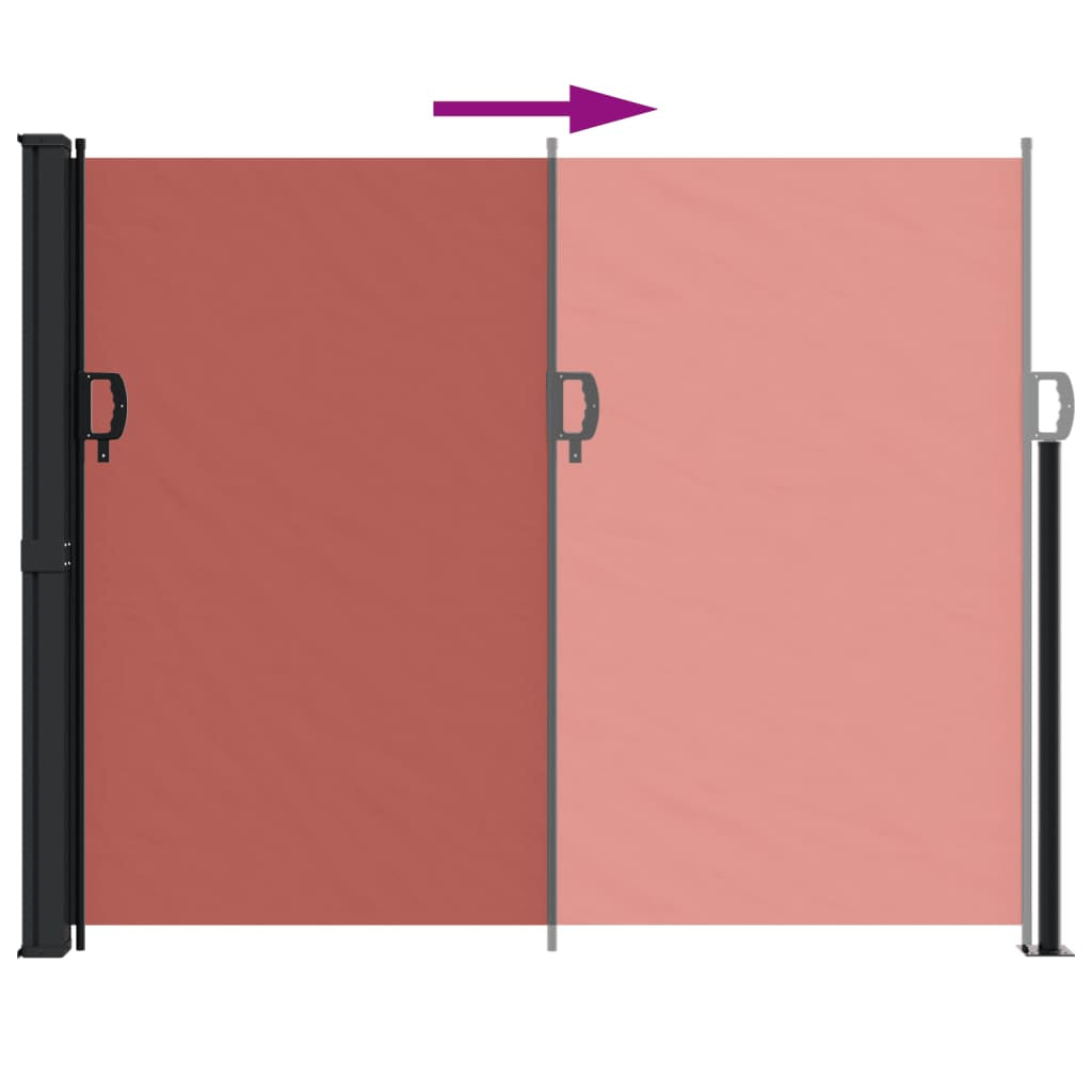 Vidaxl Toldo Lateral Retráctil Terracota 160x500 Cm_4