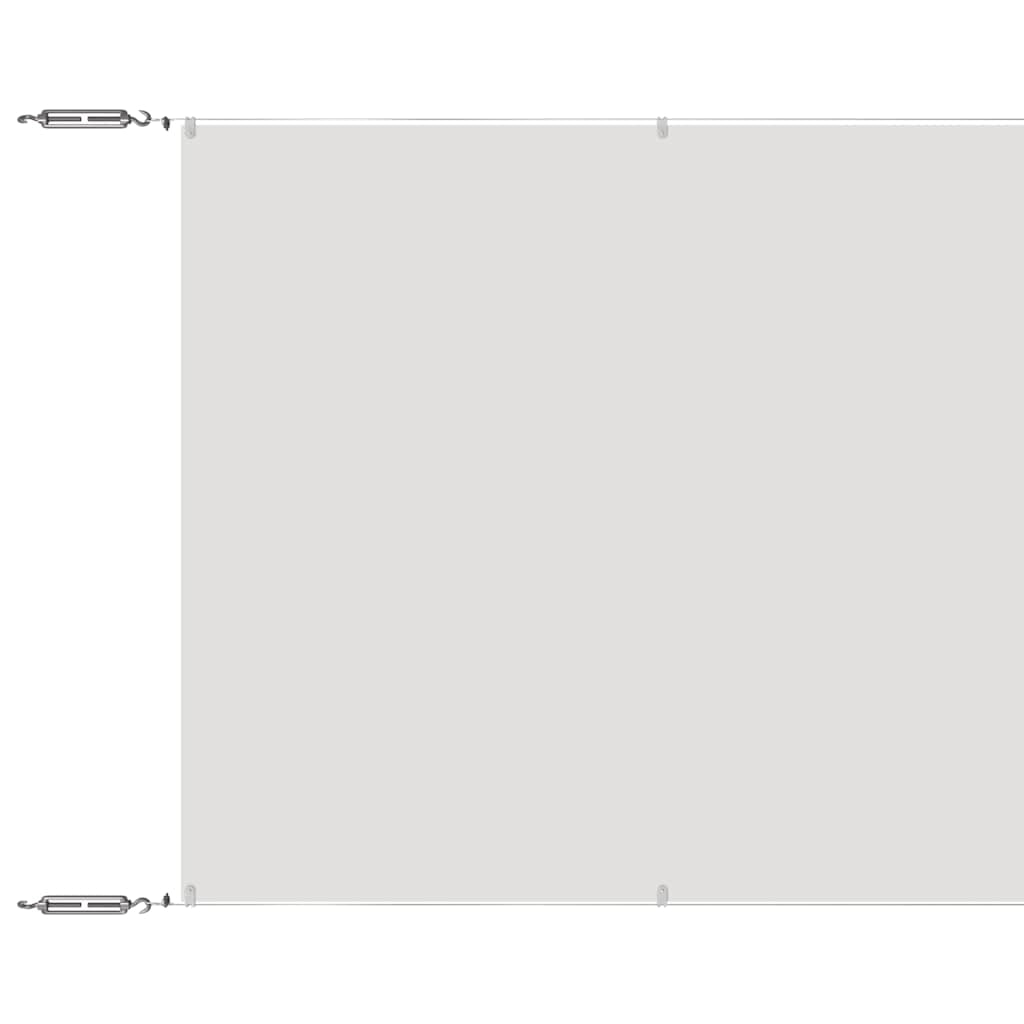 Vidaxl Toldo Vertical Blanco 100x800 Cm Tela Oxford_0