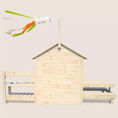 Casita infantil de madera Blanche Soulet