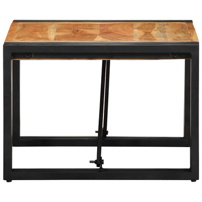 Mesa De Centro 50x50x35 Cm Madera Maciza Acacia_1