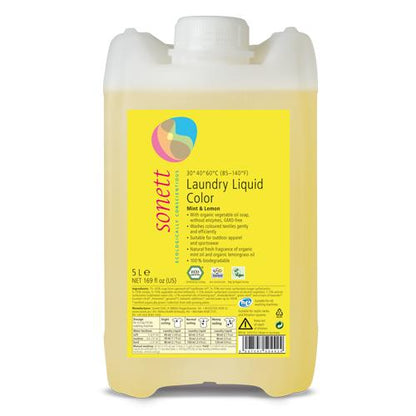 Detergente líquido ropa color Sonett 5 L