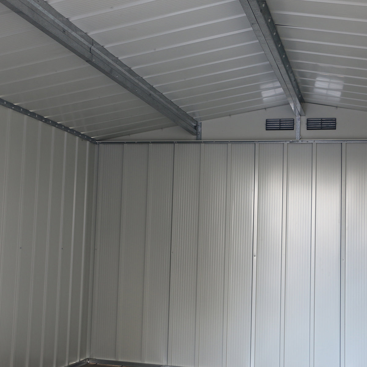 Eco Alcoy 10x12 Metal Grey Anthracite Garden Shed_4