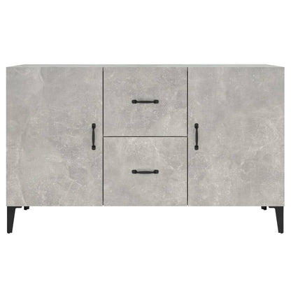 Aparador De Madera De Ingeniería Gris Hormigón 100x36x60 Cm / Vetonek_4