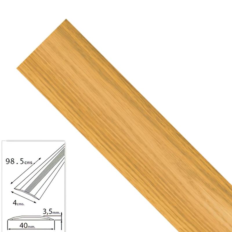 Tapajuntas Adhesivo Para Moquetas Metal Roble   98,5 Cm._0