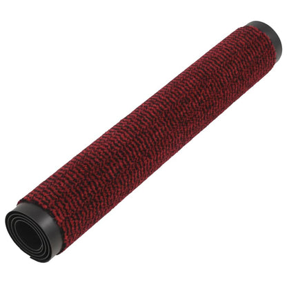 Vidaxl Alfombras De Entrada Rectangulares De Nudo 2 Uds Rojo 120x180cm_1