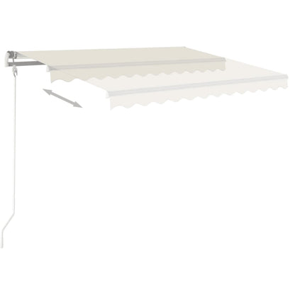 Toldo Manual Retráctil Crema 450x350 Cm_5