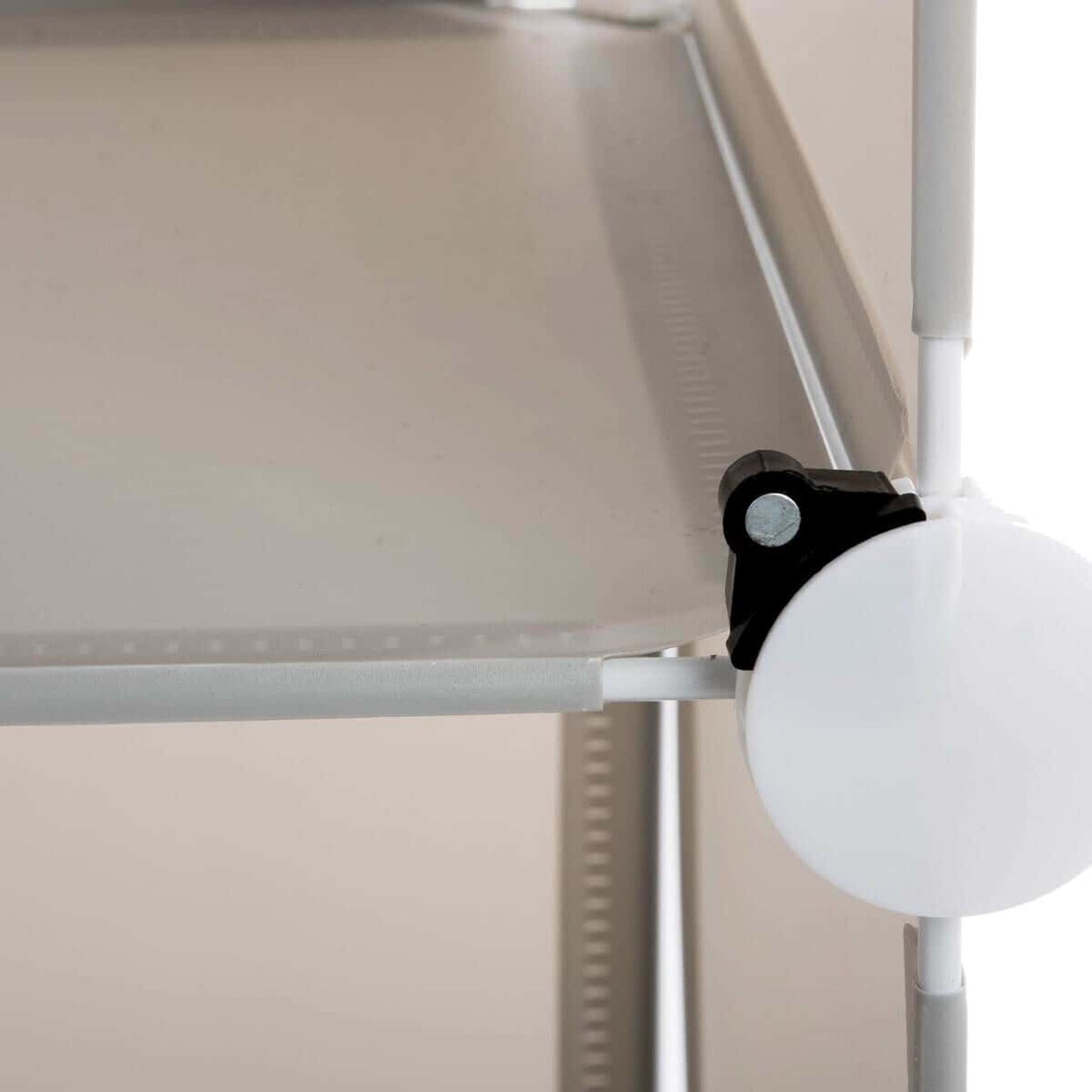 Columna Estantería De Almacenamiento En Color Gris|l. 34 X D. 31,5 X H. 139 Cm