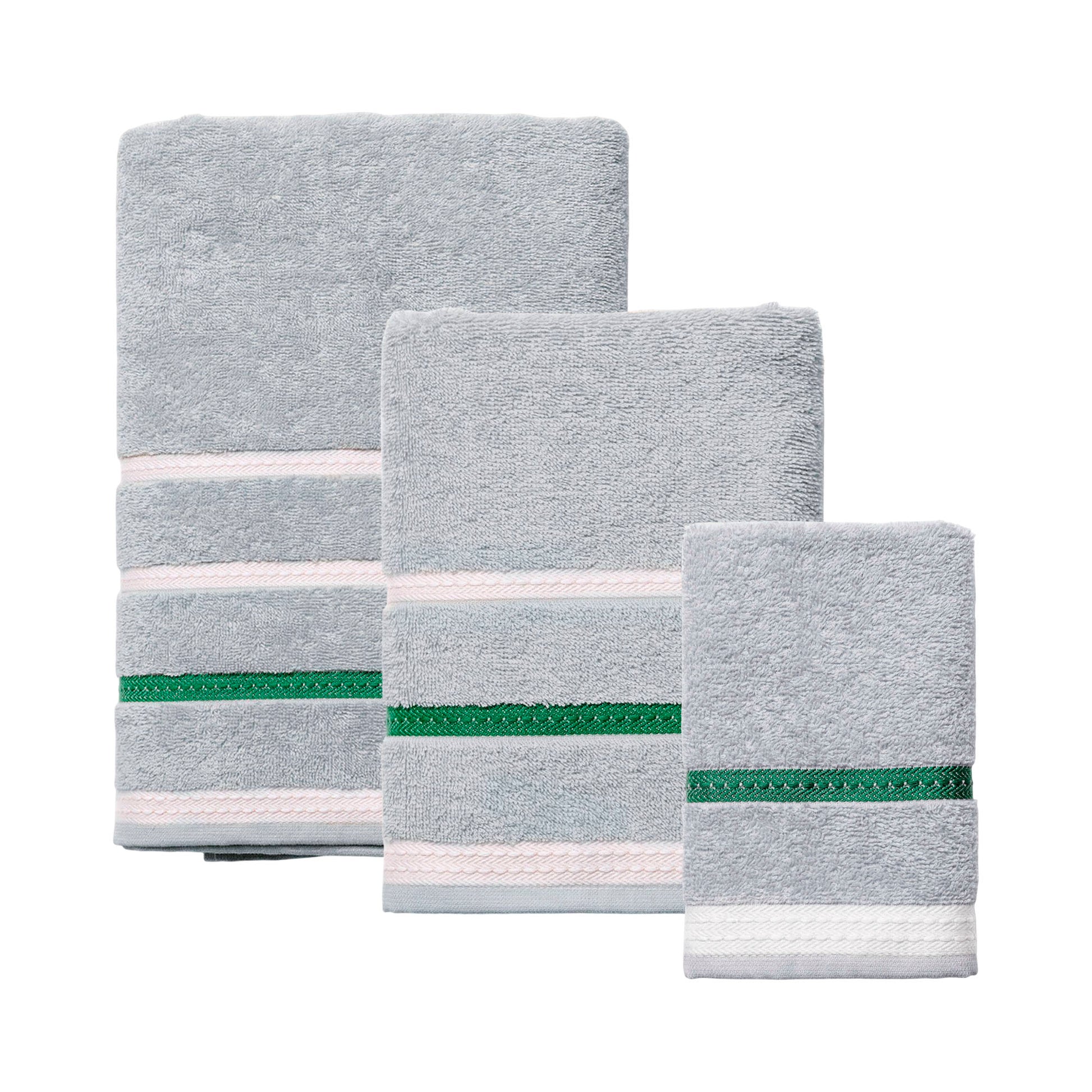 Set Toallas 450gsm 100% Algodón - Baño (70x140cm), Tocador (30x50cm), Manos (50x90cm)