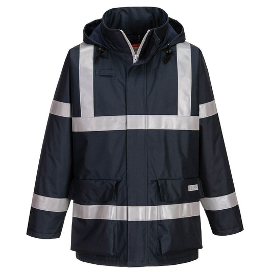 Chaqueta Antiestática E Ignífuga Bizflame Rain / M / Azulina_0