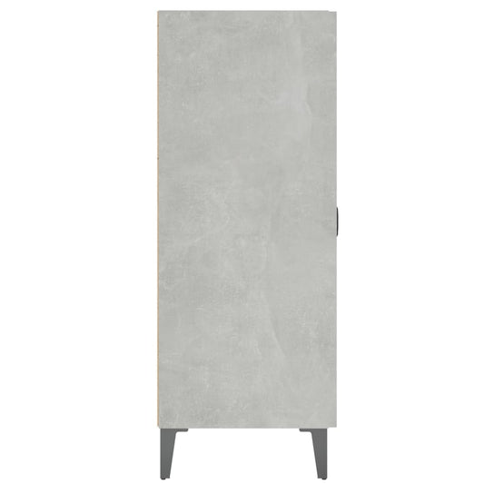 Aparador De Madera De Ingeniería Gris Hormigón 69,5x34x90 Cm / Vetonek_0