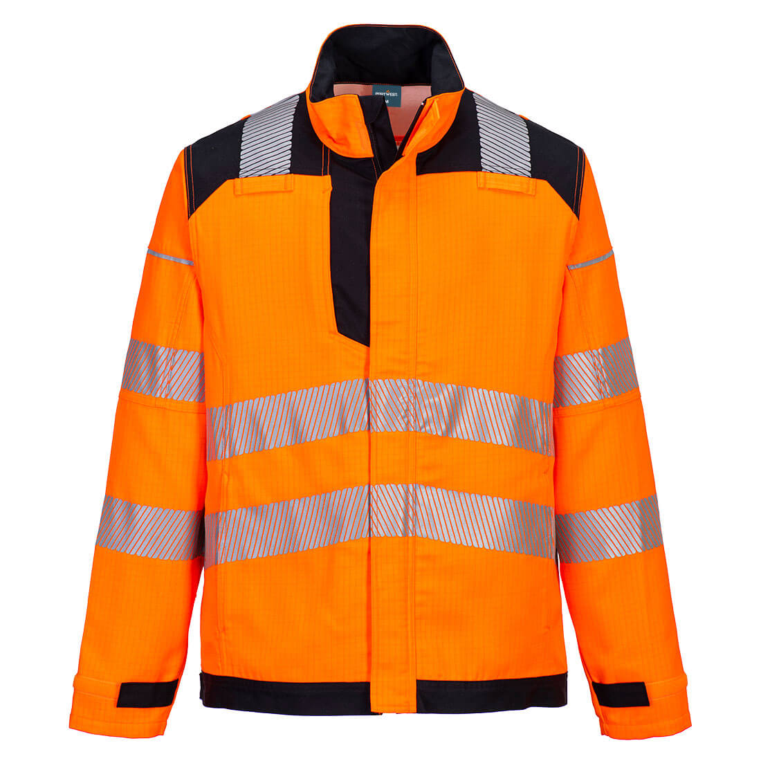 Chaqueta De Trabajo Pw3 Fr Hvo - Alta Visibilidad Y Resistencia / Xxl / Naranja-negro_0