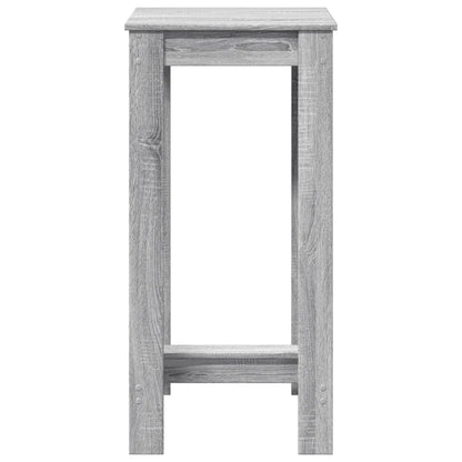 Mesa Alta De Bar Madera Ingeniería Gris Sonoma 51x50x103,5 Cm_2